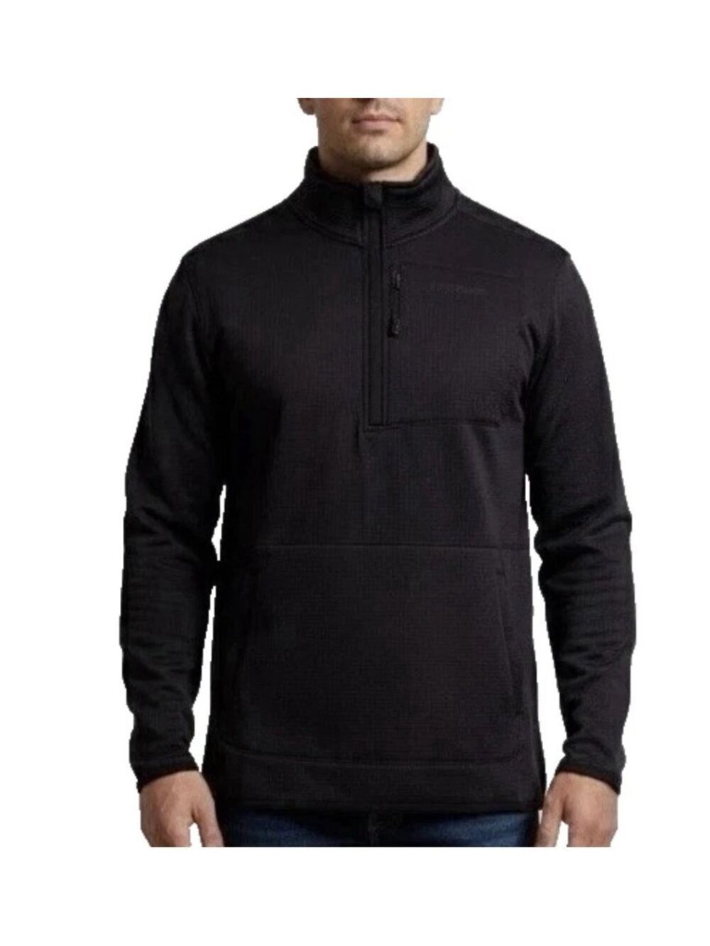 Merrell Men's S Black 1/4 Zip Pullover Moisture-Wicking Sweatshirt d1769